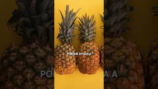 Beneficios de comer piña en ayunas parati comida comidassaludables frutas dieta piña jugos [upl. by Neelsaj]