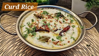 Curd Rice  Easy curd rice recipe  South Indian Recipe  दही चावल  Daddojanam  Thayir Sadam [upl. by Aivyls685]