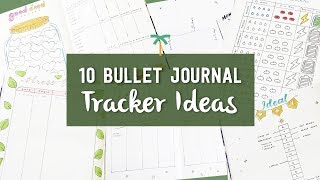 10 Bullet Journal Tracker Ideas [upl. by Thedric]