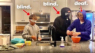 Blind Blind and Deaf Challenge [upl. by Steffane83]