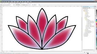 CorelDRAW Tutorial  Creating Advanced Gradients Using Mesh Fills [upl. by Letnahc]