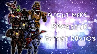 Speed Edit  FNAF  Making Nightmare Rockstar Animatronics [upl. by Eanar]