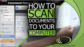 How to Scan Documents to Your Computer  Kyocera [upl. by Ratep]