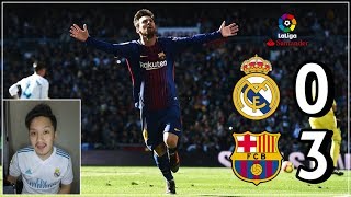 El Clásico Jornada 17 La Liga Santander Real Madrid 03 Barcelona Pembahasan amp Analisa [upl. by Oidale664]