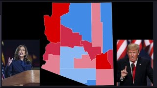 Arizona Polling Shift Analysis Harris v Trump  August [upl. by Leksehcey686]