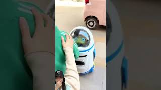 ROBOT PENARIK BECAK KURSI ⁉️BOCIL GANTIAN DUDUK 😱😍shorts funny dubbing [upl. by Erdnad758]