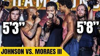 Iconic MMA Trilogy 🔥 Demetrious Johnson vs Adriano Moraes III [upl. by Atnuahs]