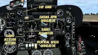 RFN Etendard IVM cockpit familiarization FSX [upl. by Ariana]