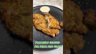 Parmesan Crusted Air Fryer Fish Fillets [upl. by Eiramenna]