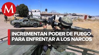 Ejército mexicano usa lanzacohetes para enfrentar al CJNG en Zacatecas [upl. by Yettie]