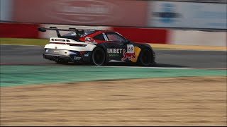 Porsche GT3 Cup Launch Control Straight Pipe vs Muffled Exhaust FlyBys amp Special Audi Guest [upl. by Tacy]