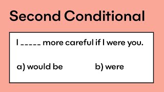 Second Conditional  Grammar quiz [upl. by Yrocal]