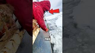 Extreme Ice Fishing 😱 shorts [upl. by Adiuqal]