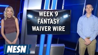 Week 9 Fantasy Football Waiver Quarterbacks Running Backs [upl. by Lledrev253]