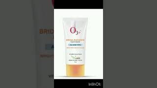 O3 plus bridal face wash review O3 plus face wash lagane ka sahi tarika [upl. by Stroup94]