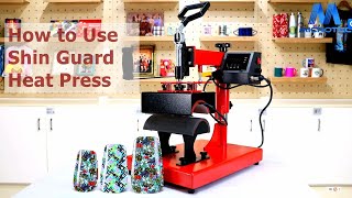 How to Use Shin Guard Heat Press Machine StepbyStep Guide [upl. by Ellevel]