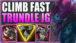 HOW TO USE TRUNDLE JUNGLE IN ORDER TO CLIMB OUT OF LOW ELO FAST  Gameplay Guide League of Legends [upl. by Prue]