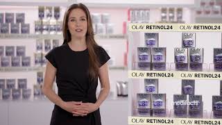 Wake Up to Smoother Younger Looking Skin  Olay Retinol24 Face Cream  Medifacts  Olay Skin Care [upl. by Leggat]