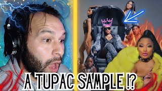 MEGAN ON A TUPAC BEAT quotBITCHquot Megan Thee Stallion Reaction [upl. by Accire]