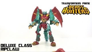 Video Review of the Transformers Prime Beast Hunters Ripclaw [upl. by Snave]