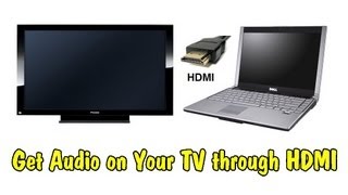 How to Transfer Sound from Your Laptop to Your TV through an HDMI Cable [upl. by Arlene]