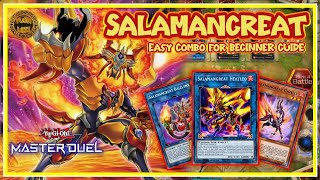 Salamangreat Deck Combo  Salamangreat Heatleo Easy Combo for BEGINNER GUIDE  Yugioh MASTER DUEL [upl. by Yuri785]