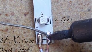 How To Solder A LED Light [upl. by Eiddam]