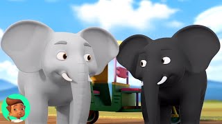 Ek Mota Hathi Song একটি বড় হাতি Bangla Rhymes for Children [upl. by Adnawat246]