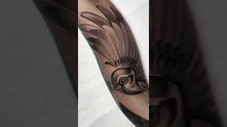 Puntillismo de Arrastre Pájaro Tatuaje en el Brazo  Dot Shading TATTOO [upl. by Fariss28]