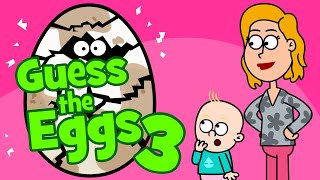 Guess The Eggs 3  Childrens Song Guessing Game  Quiz Song  Hooray Kids Songs amp Nursery Rhymes [upl. by Einnaej277]