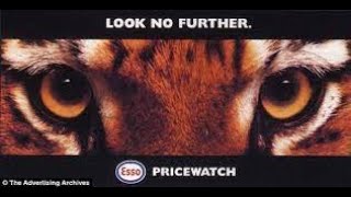 Esso  Price Watch 50quot TV Commercial The night time Tiger [upl. by Amikahs]