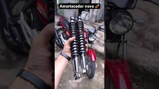 Amortecedor novo 🚀 shorts moto dicas tutorial mecanica motovlog motor motorcycle viral fy [upl. by Quartas998]