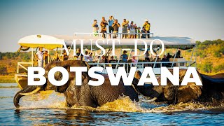 Top 10 Things to Do in Botswana  Travel Video [upl. by Raynata581]