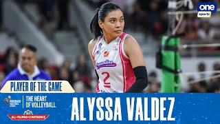 Valdez showcases power in Creamline win  2023 PVL AllFilipino Conference [upl. by Airamalegna]