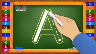 How to Write Letters for Children  Teaching Writing ABC for Preschool  Alphabet for Kids [upl. by Siugram]