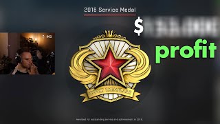 inside the black market of csgo service medals [upl. by Maillil]