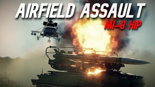 DCS  Epic Airfield Assault  Mi8 Hip  Operation Grayflag [upl. by Airotnes612]