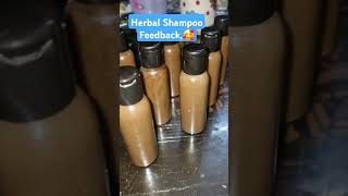 Herbal Shampoo Feedback ytshorts shortsvideo trending [upl. by Nnairrek]