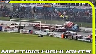 2L Saloon Stock Cars  National Championship  Race Highlights  Cowdenbeath Racewall  14523 [upl. by Padgett]