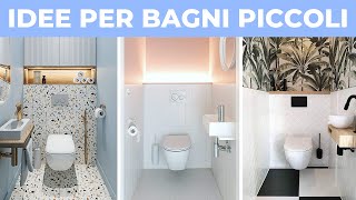 Idee per BAGNI PICCOLI bellissimi  Arredare casa [upl. by Williams]