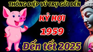 TIẾT LỘ THÔNG ĐIỆP VÀNG CỦA VŨ TRỤ GỬI TUỔI KỶ HỢI 1959 TỪ NAY ĐẾN TẾT NGUYÊN ĐÁN 2025 GIÀU CỰC ĐỈNH [upl. by Flita501]