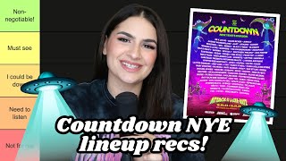 Ranking the Countdown NYE 2023 Lineup 👽 [upl. by Ayikin]