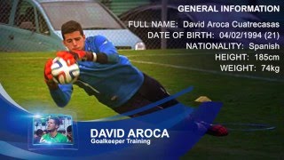 GK TRAINING ► DAVID AROCA ● Real Zaragoza Goalkeeper training 2014  2015 [upl. by Farmelo]