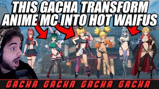 THIS GAME TRANSFORMS ANIME MAIN CHARACTERS IN HOT WAIFUS  ENIGMA OF SEPIA  PePezin Reacts [upl. by Nohsal]