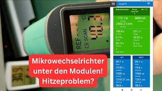 Mikrowechselrichter unter den Modulen Hitzeproblem [upl. by Gruchot]