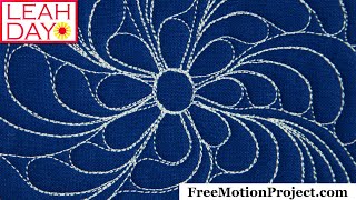 How To Make A Simple Quilting Design Look Complicated  Spinning Daisy [upl. by Winther]