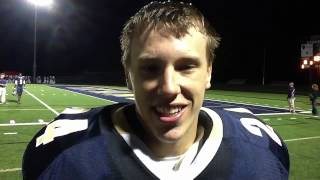 St Johns Jesuit Football Collin Korte Fremont Ross postgame [upl. by Amos915]