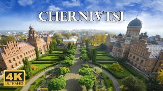 Chernivtsi Ukraine 🇺🇦  4K Drone Footage [upl. by Robbert]