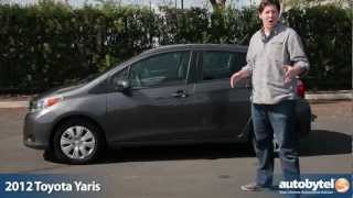 2012 Toyota Yaris Test Drive amp Car Review [upl. by Mcclenaghan]