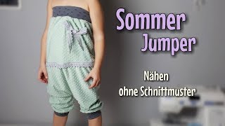 Jumper  Nähanleitung OHNE Schnittmuster  Für Anfänger  Nähtinchen [upl. by Hannahc]